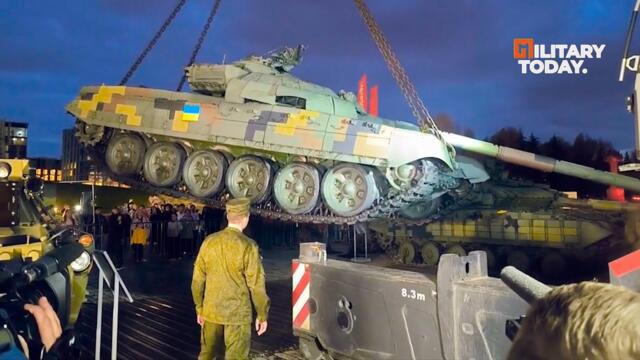 Руснаците показаха западни трофейни машини от фронта -  Russian Showed Captured NATO Tanks and Weapon