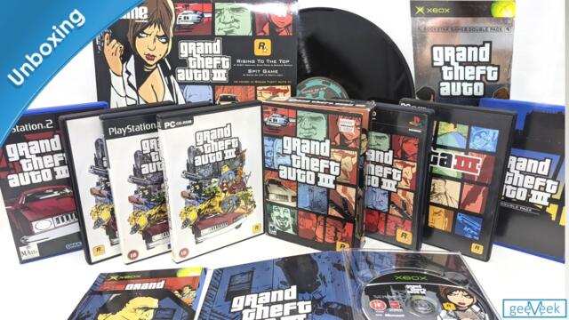 Grand Theft Auto III Collection Unboxing -  GTA 3 20th Anniversary Tribute