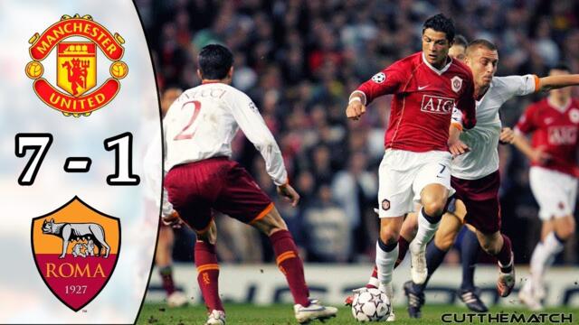 Manchester United vs AS Roma 7-1 Highlight | Champion League 2006-2007