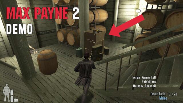 Max Payne 2 DEMO - extra ammo and ending scene