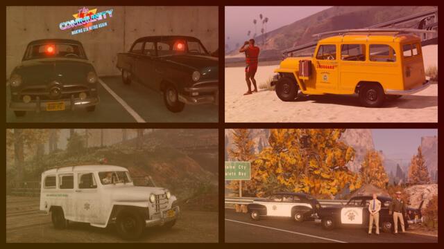Retro Emergency Vehicles Pack 1940's - 1950's Public Release and First Addons Early Access