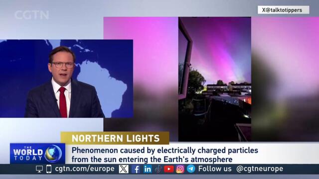 Northern lights: "It was just everywhere all around us"