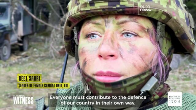 Fearing Russian invasion Estonia's civilians heed their country's call to arms