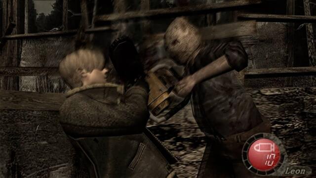 Resident Evil 4 PS2 - Chainsaw Survival Animation