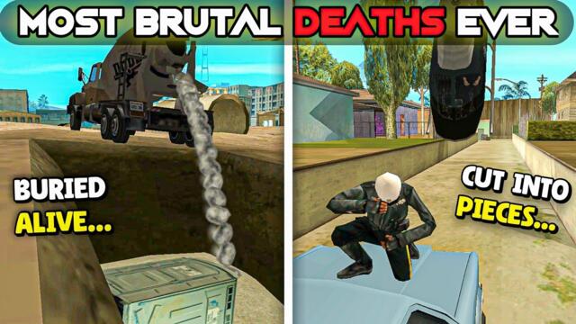 The Most BRUTAL DEATHS In GTA San Andreas | Worst Deaths In GTA San Andreas