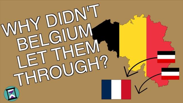 Why didn't Belgium let the German through in World War One? (Short Animated Documentary)