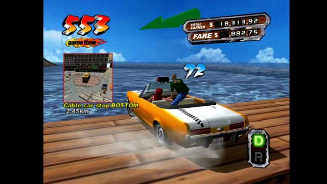 Crazy Taxi 3 - West Coast - $180,160.71 - MENTAL License - Gena - 461 customers | PC gameplay
