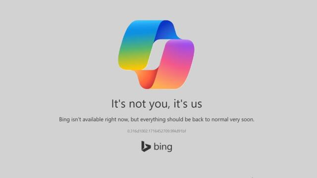 Microsoft Copilot and Bing are Down!