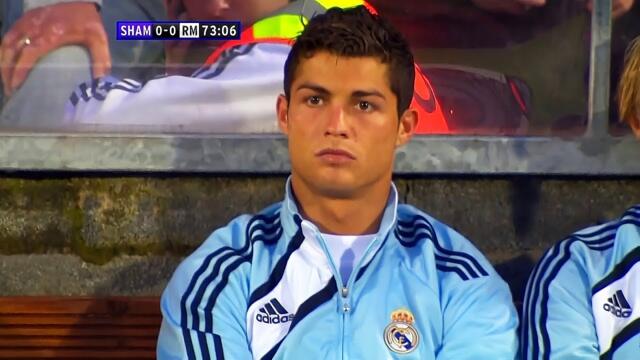 Cristiano Ronaldo First Match for Real Madrid