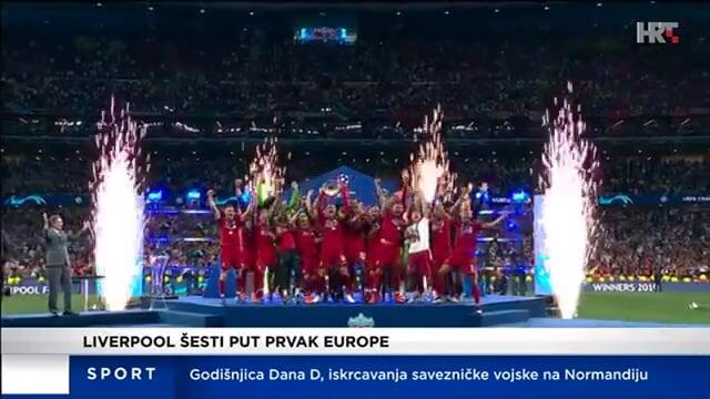 HRT: TOTTENHAM - LIVERPOOL 0-2 - finale Lige prvaka, Madrid, 1. 6. 2019. izvještaj