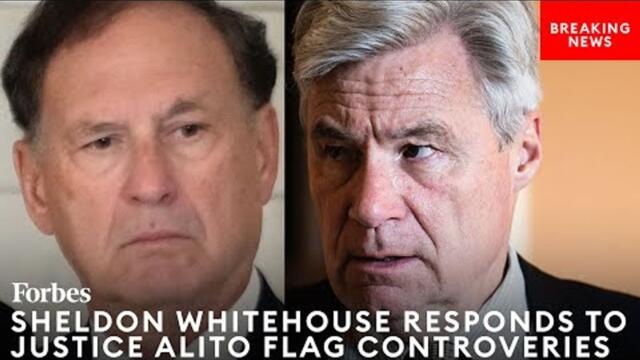 BREAKING: Whitehouse Calls For Alito Recusal From Trump & Jan.6-Related Cases After Flag Controversy