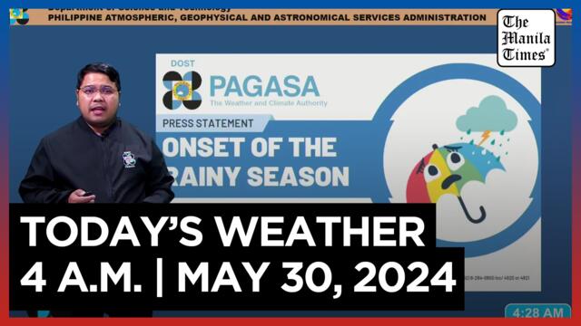 Today's Weather, 4 A.M. | May 30, 2024