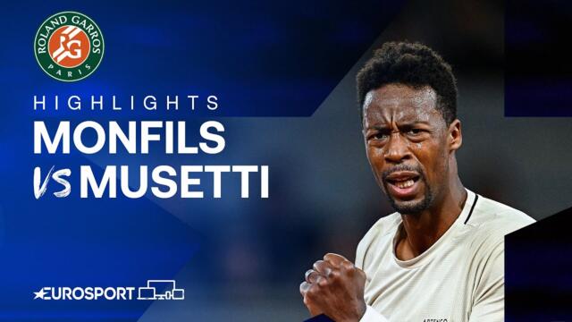 Gael Monfils vs Lorenzo Musetti | Round 2 | French Open 2024 Highlights 🇫🇷