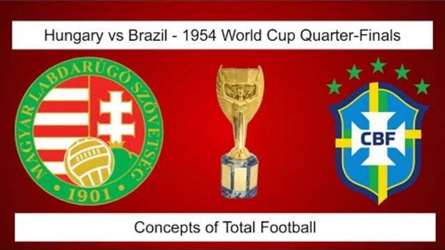 Hungary vs Brazil - 1954 World Cup Quarter Finals