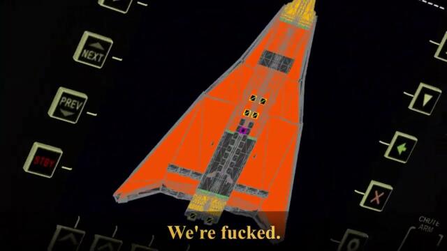 Kerbal Space Program 1 [FAR] : Nearly-Full IVA  spaceplane take-off, munar fly-by and landing