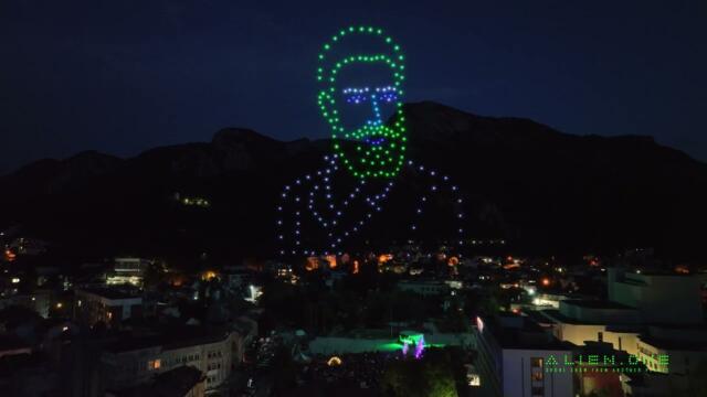 Образа на Христо Ботев възкръсна над Врачанския Балкан.