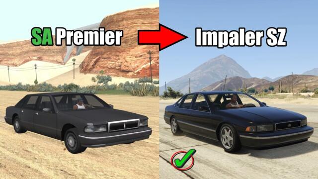 GTA V cars that matches best with 3D universe cars