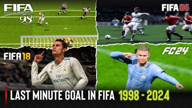 Last Minute Goal In FIFA | 1998 - 2024 |