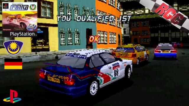 Tommi Mäkinen Rally | Proton Wira '97 | Germany 1 | PlayStation/PS1/PSX HD