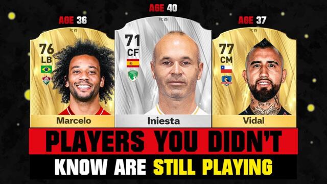 FOOTBALLERS You Didn't Know Are STILL PLAYING! 🤯😱 ft. Iniesta, Marcelo, Vidal…