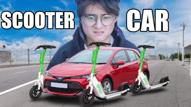 I Built a Car out of Scooters