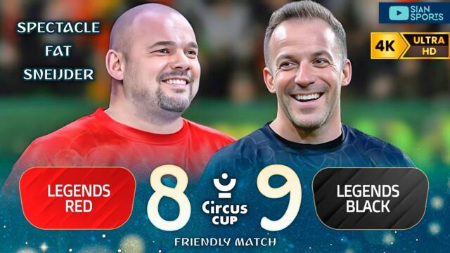 EVEN WITH MORBID OBESITY SNEIJDER RETURNED TO PLAYING FOOTBALL AND CREATED A SHOW IN MATCH LEGENDS