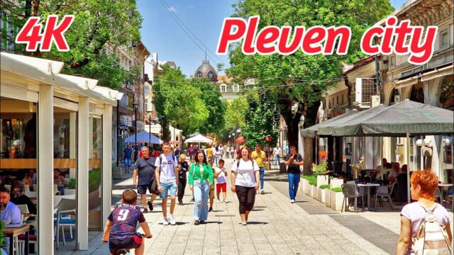 Exploring Pleven Bulgaria, A Walk Down the Main Street | 4K
