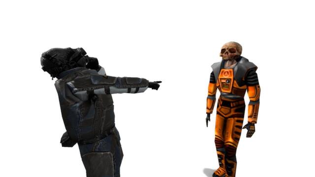 Half-Life - How NPCs react to Gordon's Death