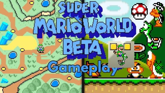 Super Mario World Beta Full Gameplay (Luigi Edition)