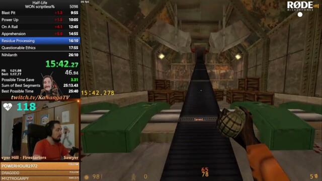 [FORMER WR] Half-Life in 26:08 scriptless Speedrun