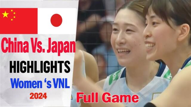 PLAY OFF : Japan Vs. China (20-6-2024) Women's VNL 2024 | Volleyball Nations League 2024