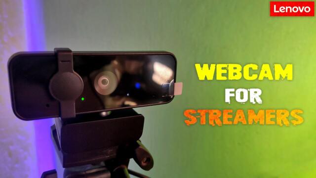 A Webcam For Streamers | Lenovo Essential FHD Webcam | 360,Low Light | Unboxing & Review