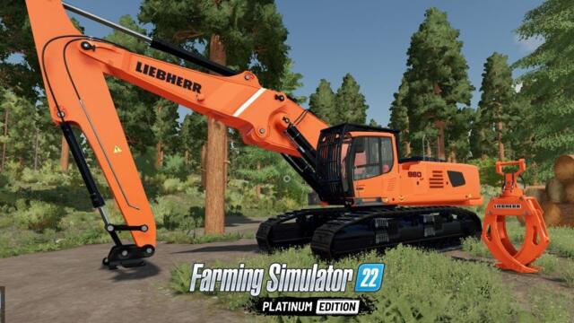 New LIEBHERR R960 SME Excavator is a Game Changer | FS22 | Farming Simulator 22