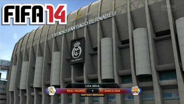 FIFA 14 NEXT GEN (PS4) | EL CLASICO | REAL MADRID - FC BARCELONA | FULL GAMEPLAY [NOSTALGIA]