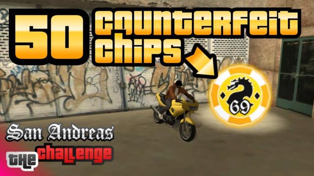 50 Counterfeit Chips (new collectible) - The Challenge San Andreas