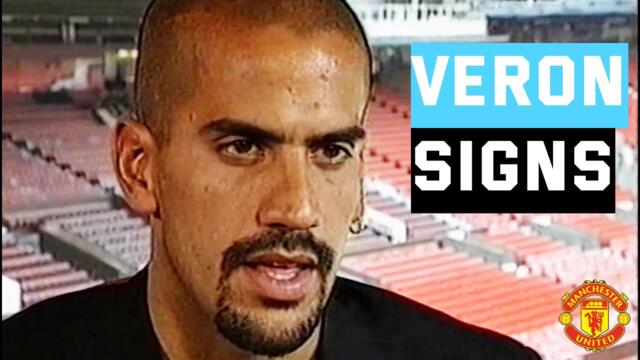 Juan Sebastian Veron signs for Manchester United | 2001