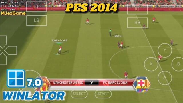 Winlator - Gameplay Pro Evolution Soccer 2014 | PES 2014 - Windows
