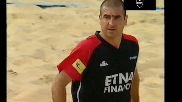 Eric Cantona Beach Football in London | 2001