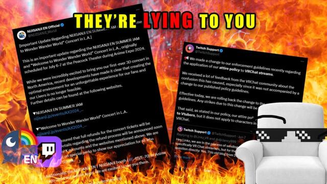 Yapping about NijiEN's Cancelled 'Events' & Twitch's 'Human' Moderation System