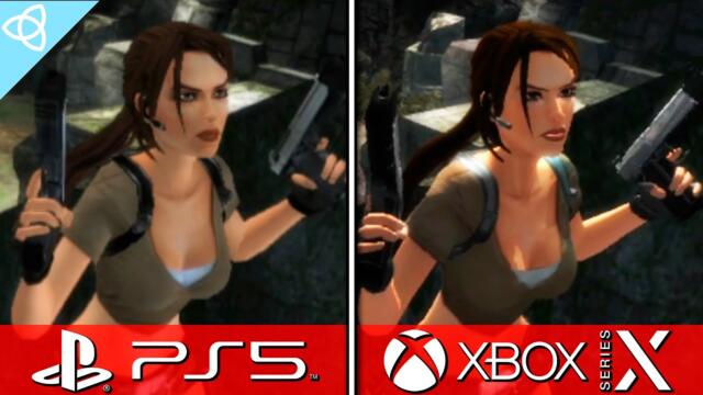 Tomb Raider: Legend - PS5 vs. Xbox Series X | Side by Side