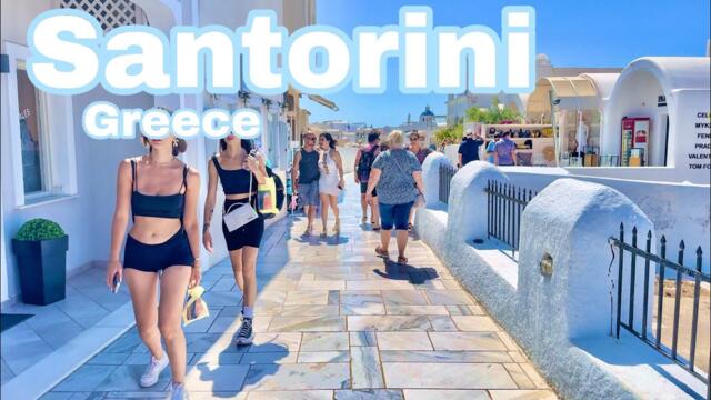 Santorini, Greece 🇬🇷 - Summer 2024 - 4K HDR Walking Tour