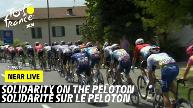 Solidarity on the peloton - Stage 3 - Tour de France 2024