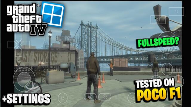 Grand Theft Auto IV (GTA 4) Winlator 5.1 Android (Windows Emulator) - Snapdragon 845 + Settings