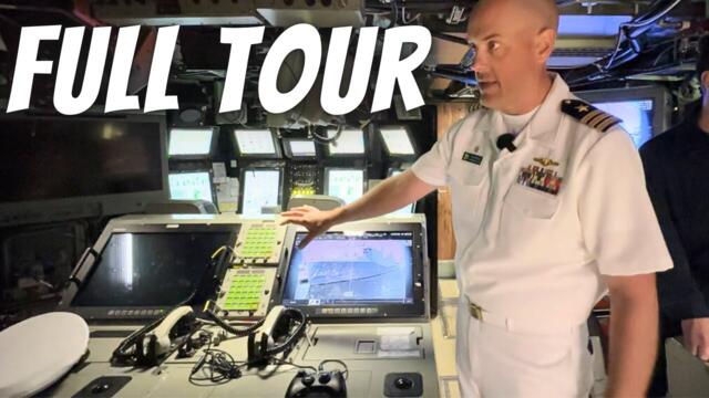 Inside a Nuclear SUBMARINE! | USS Indiana Tour