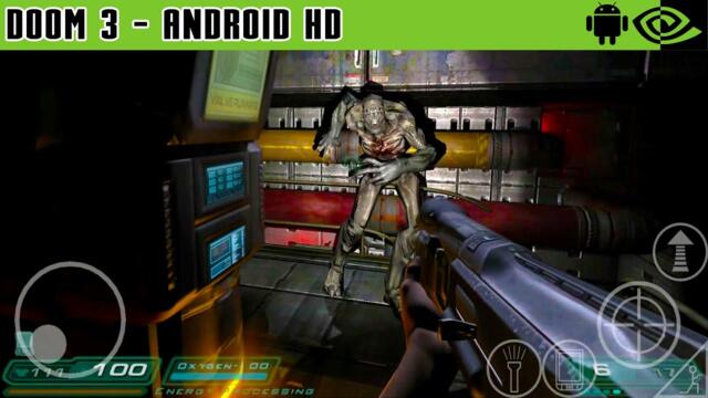 Doom 3 - Gameplay Nvidia Shield Tablet Android 1080p (Android Games HD)