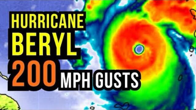 Record Setting Hurricane takes aim at Jamaica...