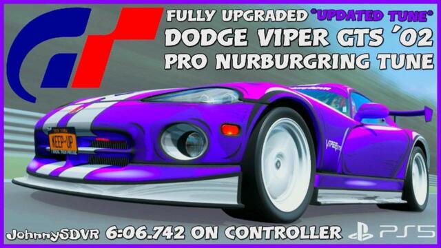 Gran Turismo 7 - Dodge Viper GTS '02 Pro Tune | Nurburgring 6:06.742 Setup | Updated Tune |