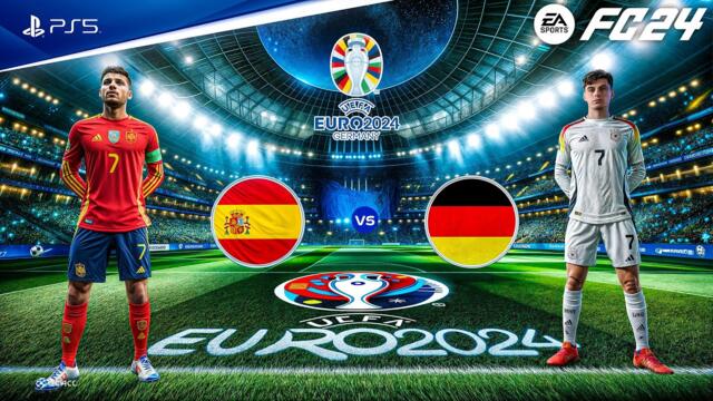 FC 24 - Spain vs. Germany | UEFA EURO 2024 Quarter Final | PS5™ [4K60]
