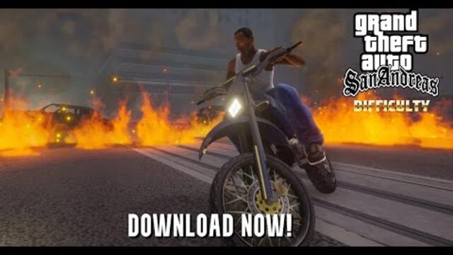 Grand Theft Auto San Andreas Difficulty mod is out!