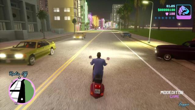 When You Activate Slow motion mode in GTA Vice City